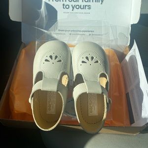 Baby leather shoes made in UK